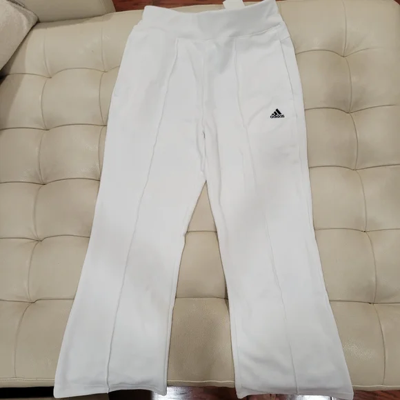 Adidas W Xpress Flare Crop Pants - Picture 4 of 8
